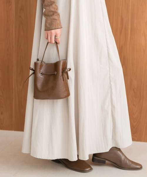 Bab（バブ）の「サイドリボン2WAYバッグ（ショルダーバッグ・レディース・ブラウン/ベージュ/ブラック・ONESIZE）」の12枚目の写真