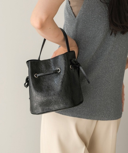 Bab（バブ）の「サイドリボン2WAYバッグ（ショルダーバッグ・レディース・ブラウン/ベージュ/ブラック・ONESIZE）」の14枚目の写真