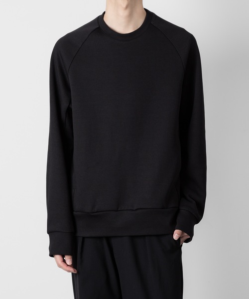 ATTACHMENT(アタッチメント)の「CO/PE ダブルニット プルオーバー / CO/PE DOUBLE KNIT PULLOVER(スウェット・メンズ・ブラック/ライトブラウン/グレー・3/2/1)」の2枚目の写真