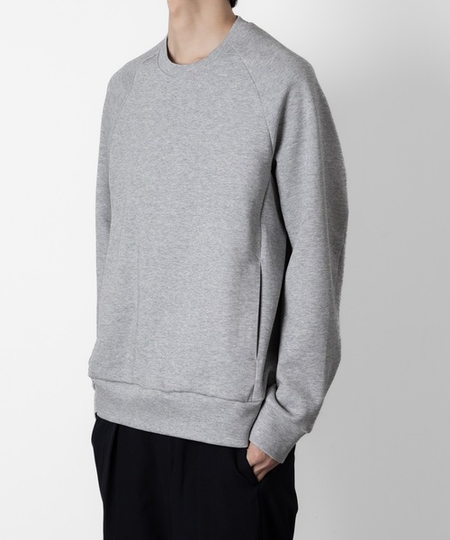 ATTACHMENT(アタッチメント)の「CO/PE ダブルニット プルオーバー / CO/PE DOUBLE KNIT PULLOVER(スウェット・メンズ・ブラック/ライトブラウン/グレー・3/2/1)」の5枚目の写真