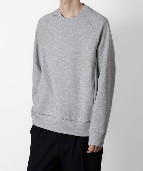 ATTACHMENT(アタッチメント)の「CO/PE ダブルニット プルオーバー / CO/PE DOUBLE KNIT PULLOVER(スウェット・メンズ・ブラック/ライトブラウン/グレー・3/2/1)」の6枚目の写真