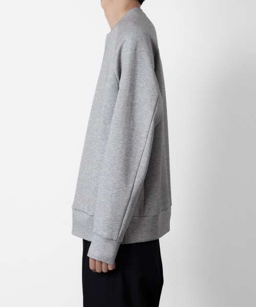 ATTACHMENT(アタッチメント)の「CO/PE ダブルニット プルオーバー / CO/PE DOUBLE KNIT PULLOVER(スウェット・メンズ・ブラック/ライトブラウン/グレー・3/2/1)」の7枚目の写真