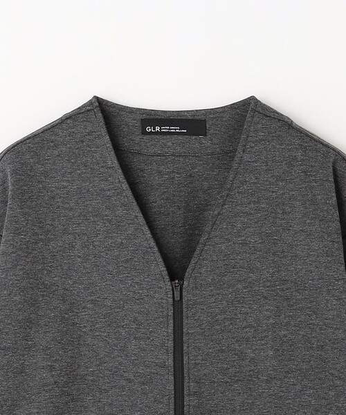 green label relaxing(グリーンレーベルリラクシング)の「【WEB限定】JUST fit ポンチ スウェット カーディガン(カーディガン/ボレロ・メンズ・ダークグレー/ブラック・S/M/L/XL)」の8枚目の写真