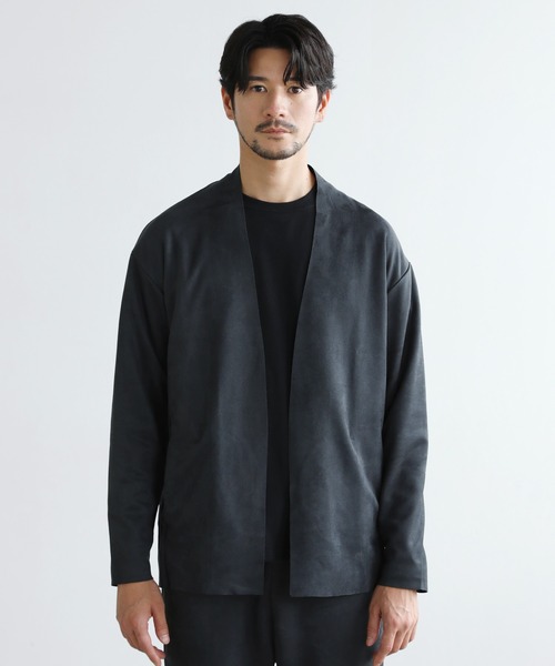 セール】【セットアップ2点セット】ピーチスキンポンチ ノーカラー