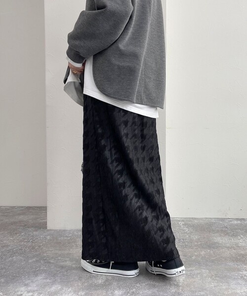 fredy emue（フレディエミュ）の「カットコールタイトスカート（スカート・レディース・ホワイト系その他/ベージュ/ブラック/ブラック系その他・38）」の8枚目の写真