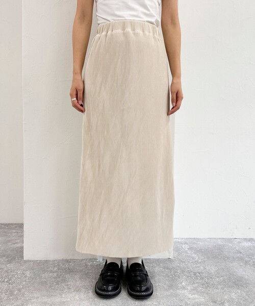 fredy emue（フレディエミュ）の「カットコールタイトスカート（スカート・レディース・ホワイト系その他/ベージュ/ブラック/ブラック系その他・38）」の11枚目の写真