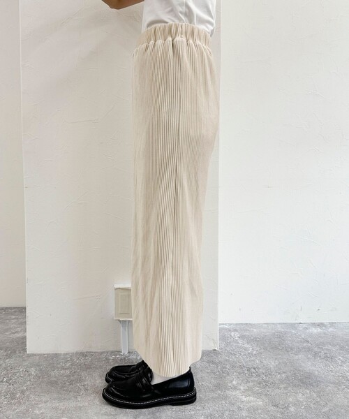 fredy emue（フレディエミュ）の「カットコールタイトスカート（スカート・レディース・ホワイト系その他/ベージュ/ブラック/ブラック系その他・38）」の12枚目の写真