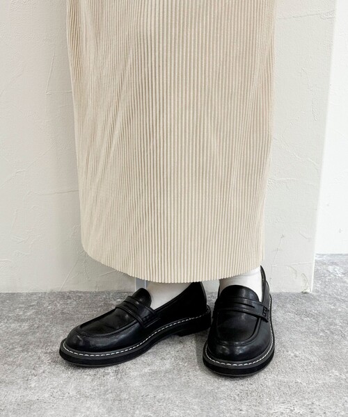 fredy emue（フレディエミュ）の「カットコールタイトスカート（スカート・レディース・ホワイト系その他/ベージュ/ブラック/ブラック系その他・38）」の15枚目の写真