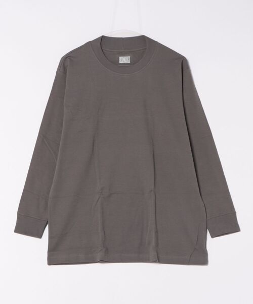 BODY WILD（ボディーワイルド）の「BODY WILD/ボディワイルド クルーネックロングスリーブ ジャケットプラス 後ろ襟高め（Tシャツ/カットソー・メンズ・ホワイト/ブラック/ブラウン系その他・MEDIUM/LARGE）」の3枚目の写真