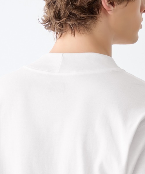 BODY WILD（ボディーワイルド）の「BODY WILD/ボディワイルド クルーネックロングスリーブ ジャケットプラス 後ろ襟高め（Tシャツ/カットソー・メンズ・ホワイト/ブラック/ブラウン系その他・MEDIUM/LARGE）」の8枚目の写真