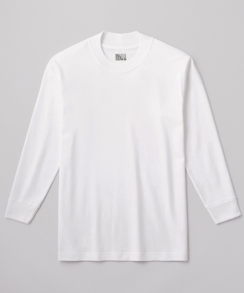 BODY WILD（ボディーワイルド）の「BODY WILD/ボディワイルド クルーネックロングスリーブ ジャケットプラス 後ろ襟高め（Tシャツ/カットソー・メンズ・ホワイト/ブラック/ブラウン系その他・MEDIUM/LARGE）」の10枚目の写真