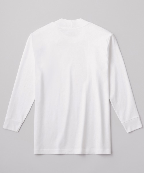 BODY WILD（ボディーワイルド）の「BODY WILD/ボディワイルド クルーネックロングスリーブ ジャケットプラス 後ろ襟高め（Tシャツ/カットソー・メンズ・ホワイト/ブラック/ブラウン系その他・MEDIUM/LARGE）」の11枚目の写真