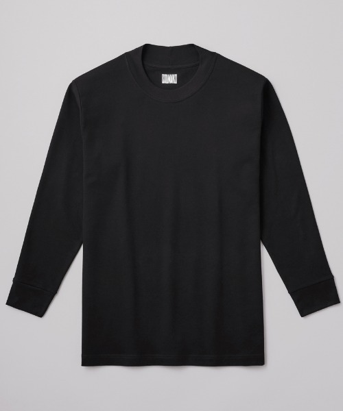 BODY WILD（ボディーワイルド）の「BODY WILD/ボディワイルド クルーネックロングスリーブ ジャケットプラス 後ろ襟高め（Tシャツ/カットソー・メンズ・ホワイト/ブラック/ブラウン系その他・MEDIUM/LARGE）」の16枚目の写真