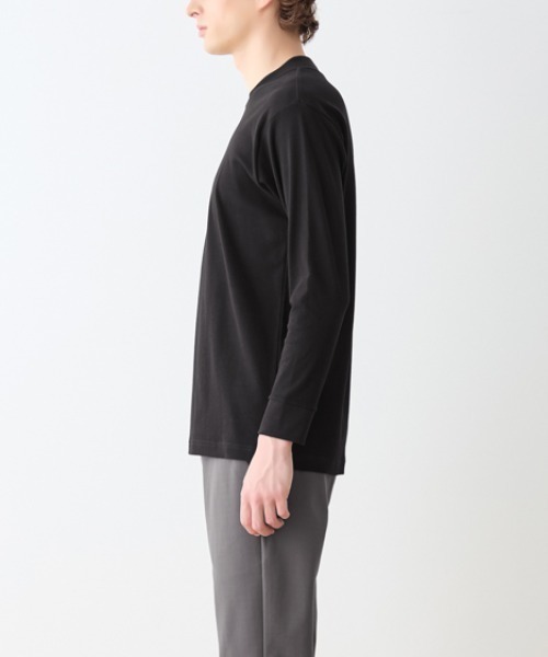 BODY WILD（ボディーワイルド）の「BODY WILD/ボディワイルド クルーネックロングスリーブ ジャケットプラス 後ろ襟高め（Tシャツ/カットソー・メンズ・ホワイト/ブラック/ブラウン系その他・MEDIUM/LARGE）」の14枚目の写真