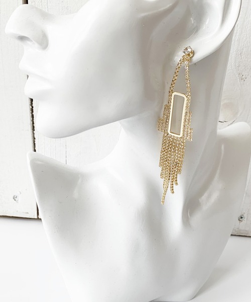 NOLITA LABORATORY（ノリータラボラトリー）の「【 NOLITA / ノリータ 】ラインストーン アクセサリー ピアス（ピアス（両耳用）・レディース・ゴールド/シルバー・FREE）」の5枚目の写真