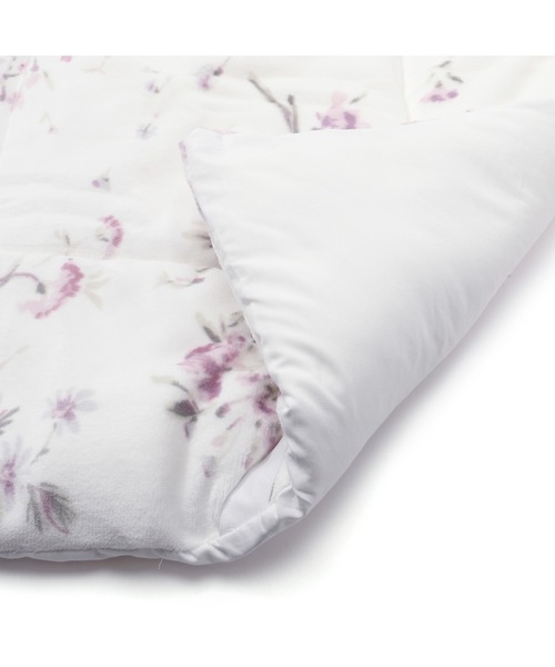 【セール】WARMY ボタニカルフラワー ベッドパッド シングル ピンク（寝具）｜Francfranc（フランフラン）