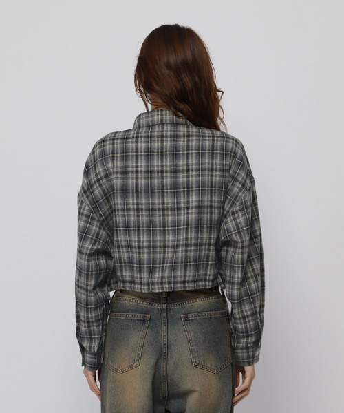 3.3 Field Trip (3.3フィールドトリップ)の「3.3 Field Trip/リボンポケットチェックシャツ(シャツ/ブラウス・レディース・ブラック/グレー/マスタード・FREE)」の15枚目の写真