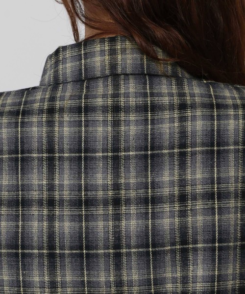 3.3 Field Trip (3.3フィールドトリップ)の「3.3 Field Trip/リボンポケットチェックシャツ(シャツ/ブラウス・レディース・ブラック/グレー/マスタード・FREE)」の20枚目の写真