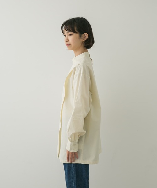 URBAN RESEARCH DOORS（アーバンリサーチドアーズ）の「ラップデザインシャツ（シャツ/ブラウス・レディース・ミント/アイボリー・MEDIUM）」の3枚目の写真