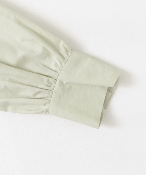 URBAN RESEARCH DOORS（アーバンリサーチドアーズ）の「ラップデザインシャツ（シャツ/ブラウス・レディース・ミント/アイボリー・MEDIUM）」の9枚目の写真