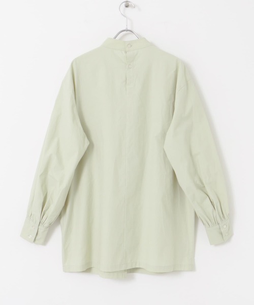 URBAN RESEARCH DOORS（アーバンリサーチドアーズ）の「ラップデザインシャツ（シャツ/ブラウス・レディース・ミント/アイボリー・MEDIUM）」の10枚目の写真