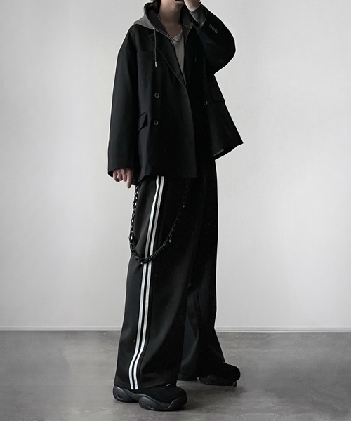 TR w cloth loose tailored double jacket（テーラード