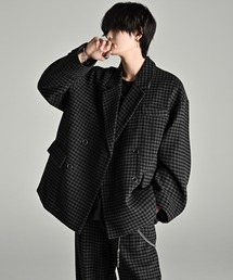 ADRER（アドラー）の「TR w cloth loose tailored double jacket / TRダブルクロスルーズテーラードダブルジャケット（テーラードジャケット）」