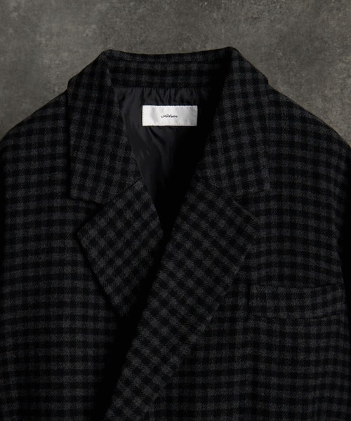 k*1様 【完売品】ADRER テーラードジャケット　ストライプ　S TR w cloth loose tailored double jacket / TRダブルクロス