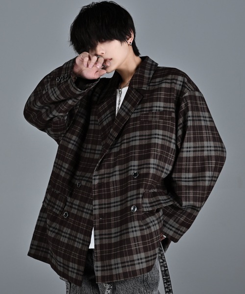 TR w cloth loose tailored double jacket（テーラード