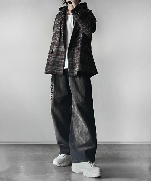 TR w cloth loose tailored double jacket（テーラード