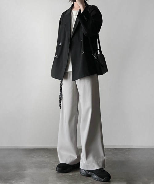 ジャケット・アウター TR w cloth loose tailored double jacket TR w cloth loose tailored double jacket / TRダブルクロス