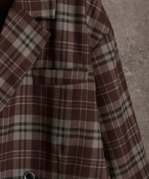 ジャケット・アウター TR w cloth loose tailored double jacket TR w cloth loose tailored double jacket / TRダブルクロス