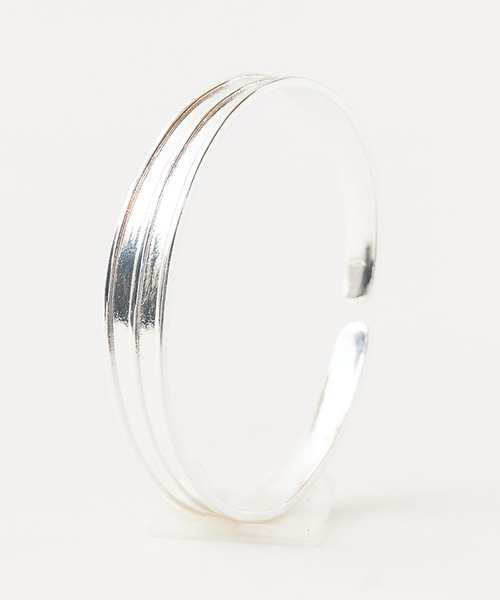 ROOPTOKYO(ループトウキョウ)の「OKUOKU 0909/オクオク バングル デザインバングル メンズ レディース(バングル/リストバンド・レディース・シルバー系1/シルバー系3/シルバー系2/シルバー系4・FREE)」の4枚目の写真