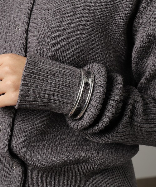 ROOPTOKYO(ループトウキョウ)の「OKUOKU 0909/オクオク バングル デザインバングル メンズ レディース(バングル/リストバンド・レディース・シルバー系1/シルバー系3/シルバー系2/シルバー系4・FREE)」の10枚目の写真