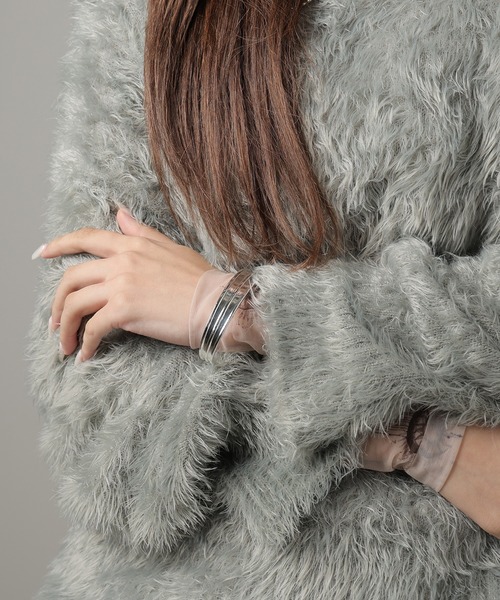 ROOPTOKYO(ループトウキョウ)の「OKUOKU 0909/オクオク バングル デザインバングル メンズ レディース(バングル/リストバンド・レディース・シルバー系1/シルバー系3/シルバー系2/シルバー系4・FREE)」の21枚目の写真