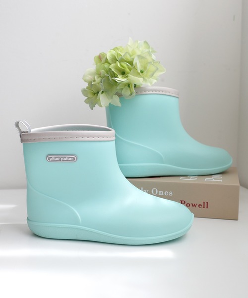 数回着用のみ♪ Chloe PVC キャンバスレインブーツ　ブラウン　晴雨兼用 数回着用のみ♪ Chloe PVC キャンバスレインブーツ ブラウン