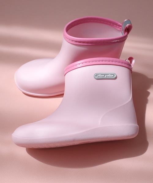 AmiAmi（アミアミ）の「雨晴れ兼用 キッズショート レインブーツ/レインシューズ 長靴（レインシューズ・キッズ・ブルー/ピンク/ミント/ラベンダー・L/M/S）」の6枚目の写真