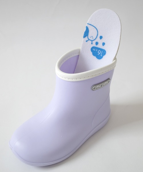 AmiAmi（アミアミ）の「雨晴れ兼用 キッズショート レインブーツ/レインシューズ 長靴（レインシューズ・キッズ・ブルー/ピンク/ミント/ラベンダー・L/M/S）」の13枚目の写真