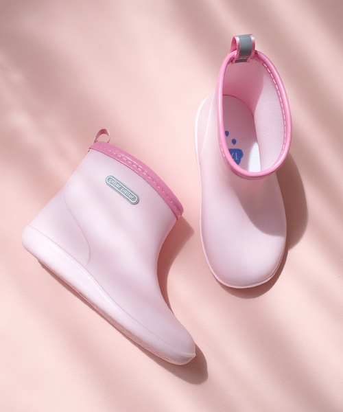 数回着用のみ♪ Chloe PVC キャンバスレインブーツ　ブラウン　晴雨兼用 4セット 上下セット 使い捨て型 レインコート レインポンチョ