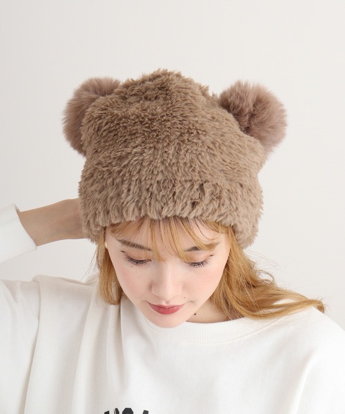 C.C ビーニー帽 厚手 ケーブルニット フェイクファー ふわふわ ポンポン フリース裏地 スカルキャップ 折り返し付き, 紙吹雪  フェイクファーニット帽(2color) C.C ビーニー帽 厚手 ケーブルニット フェイクファー ふわふわ ポンポン フリース C.C  厚手ケーブルニット ... C.C ビーニー帽 厚手 ケーブルニット フェイクファー ふわふわ ポンポン フリース裏地 スカルキャップ 折り返し付き, ポップコ