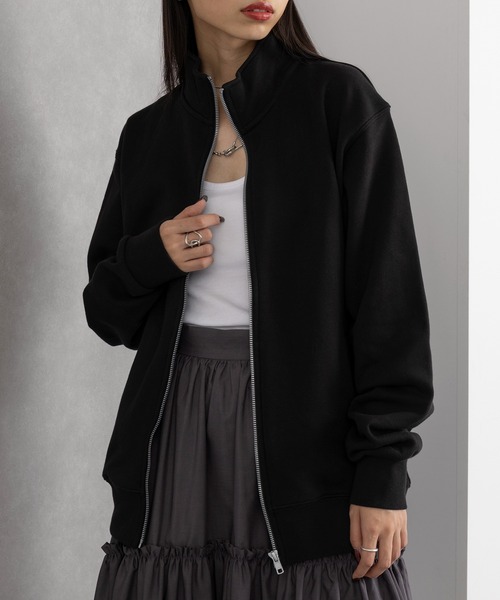 セール】【Printstar】スタンドカラージップジャケット