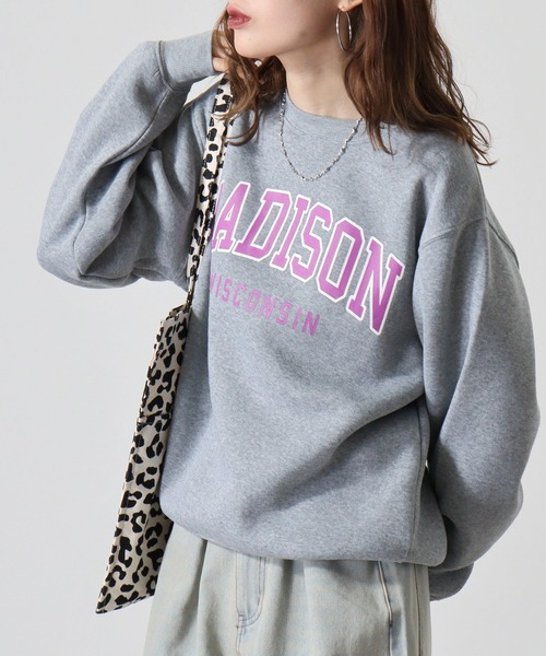 FUNALIVE（ファンアライブ）の「アメカジ裏起毛トレーナー（スウェット・メンズ・杢グレー/モカ/ネイビー/スミクロ/ブルーパープル/ライトブラック/ホワイト/ダークグリーン/ホワイト系その他/サックスブルー系/パープル系その他/ブラック/ネイビー系2/ブラック系その他/ホワイト系その他2/ブラック系その他3/ホワイト系その他3/ネイビー系1/グレイッシュベージュ/グレー系その他/ブラック系その他2/グリーン系その他/バーガンディー/グリーン系その他2/ホワイト系その他4/ブラック系その他5/ブラック系その他4/ダークグリーン系1/ブラック系1/ブラック系その他6/ホワイト系その他5/ダークグリーン系2/ホワイト系その他6/ネイビー系3/ブラック系その他7/グレー系その他2・M/LL/L）」の20枚目の写真