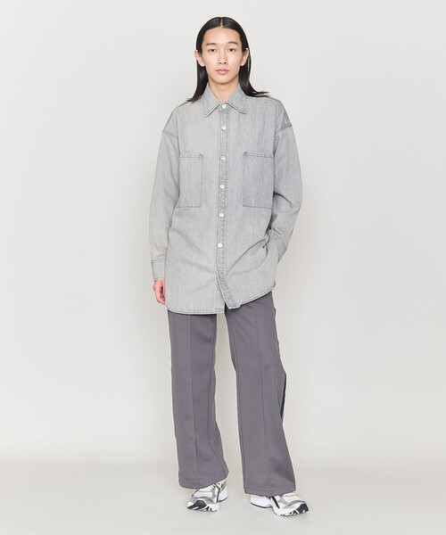 ASTRAET（アストラット）の「＜ASTRAET＞11.5oz デニム 2ポケットシャツ UNISEX（シャツ/ブラウス・レディース・コバルトブルー/ライトグレー・FREE）」の12枚目の写真