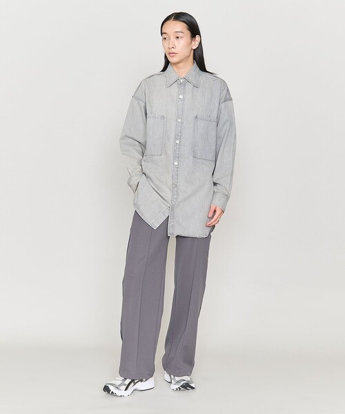 ASTRAET（アストラット）の「＜ASTRAET＞11.5oz デニム 2ポケットシャツ UNISEX（シャツ/ブラウス・レディース・コバルトブルー/ライトグレー・FREE）」の13枚目の写真