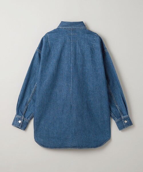 ASTRAET（アストラット）の「＜ASTRAET＞11.5oz デニム 2ポケットシャツ UNISEX（シャツ/ブラウス・レディース・コバルトブルー/ライトグレー・FREE）」の17枚目の写真