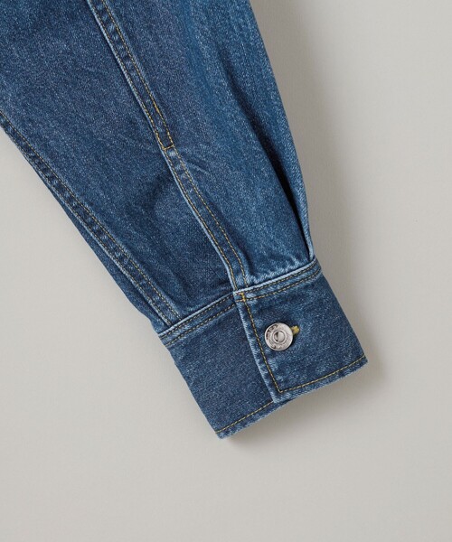 ASTRAET（アストラット）の「＜ASTRAET＞11.5oz デニム 2ポケットシャツ UNISEX（シャツ/ブラウス・レディース・コバルトブルー/ライトグレー・FREE）」の21枚目の写真