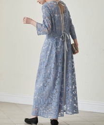 RANAN（ラナン）の「バックリボンデザインレースワンピース（ワンピース）」