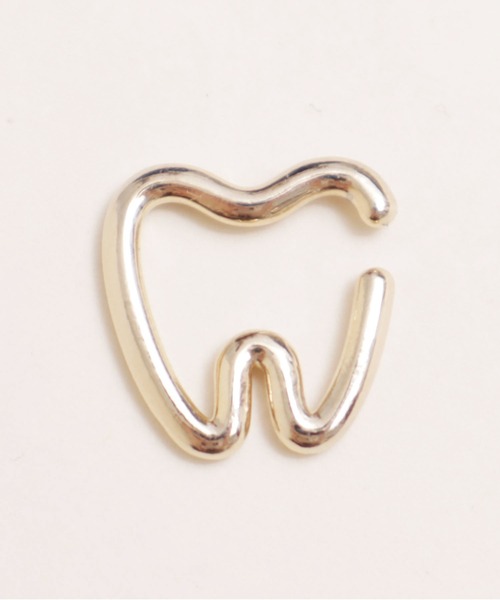 didizizi(ディディジジ)の「トゥース イヤカフ(イヤーカフ・レディース・シルバー/ゴールド・FREE)」の8枚目の写真