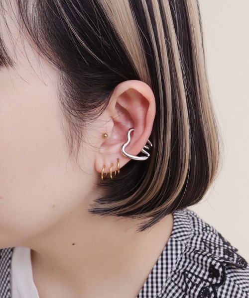 didizizi(ディディジジ)の「トゥース イヤカフ(イヤーカフ・レディース・シルバー/ゴールド・FREE)」の3枚目の写真