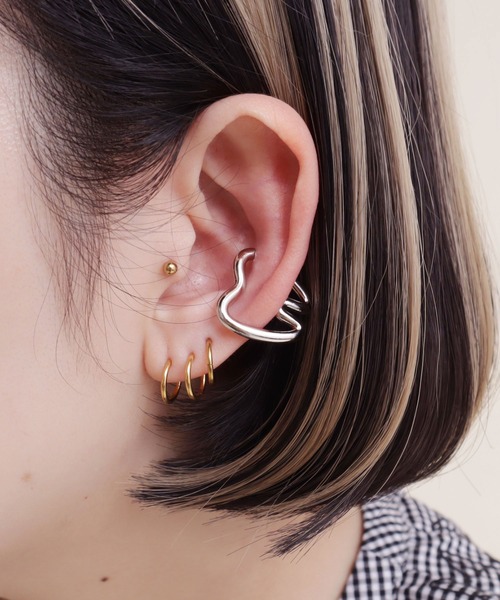 didizizi(ディディジジ)の「トゥース イヤカフ(イヤーカフ・レディース・シルバー/ゴールド・FREE)」の4枚目の写真